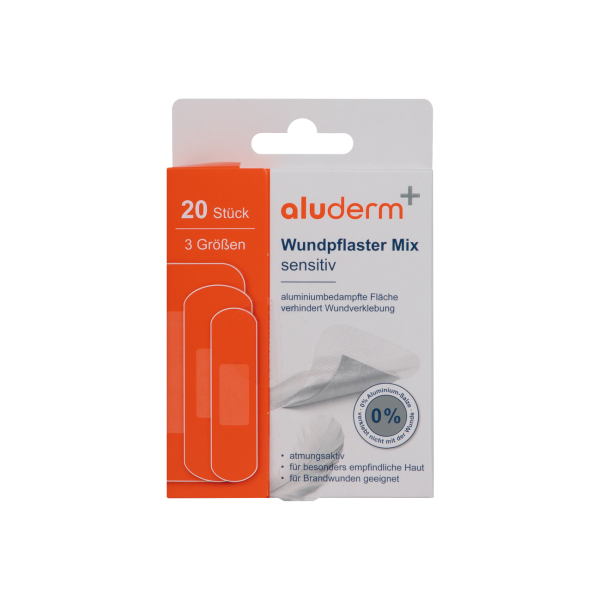 aluderm® Wundpflaster Mix weiß sensitiv